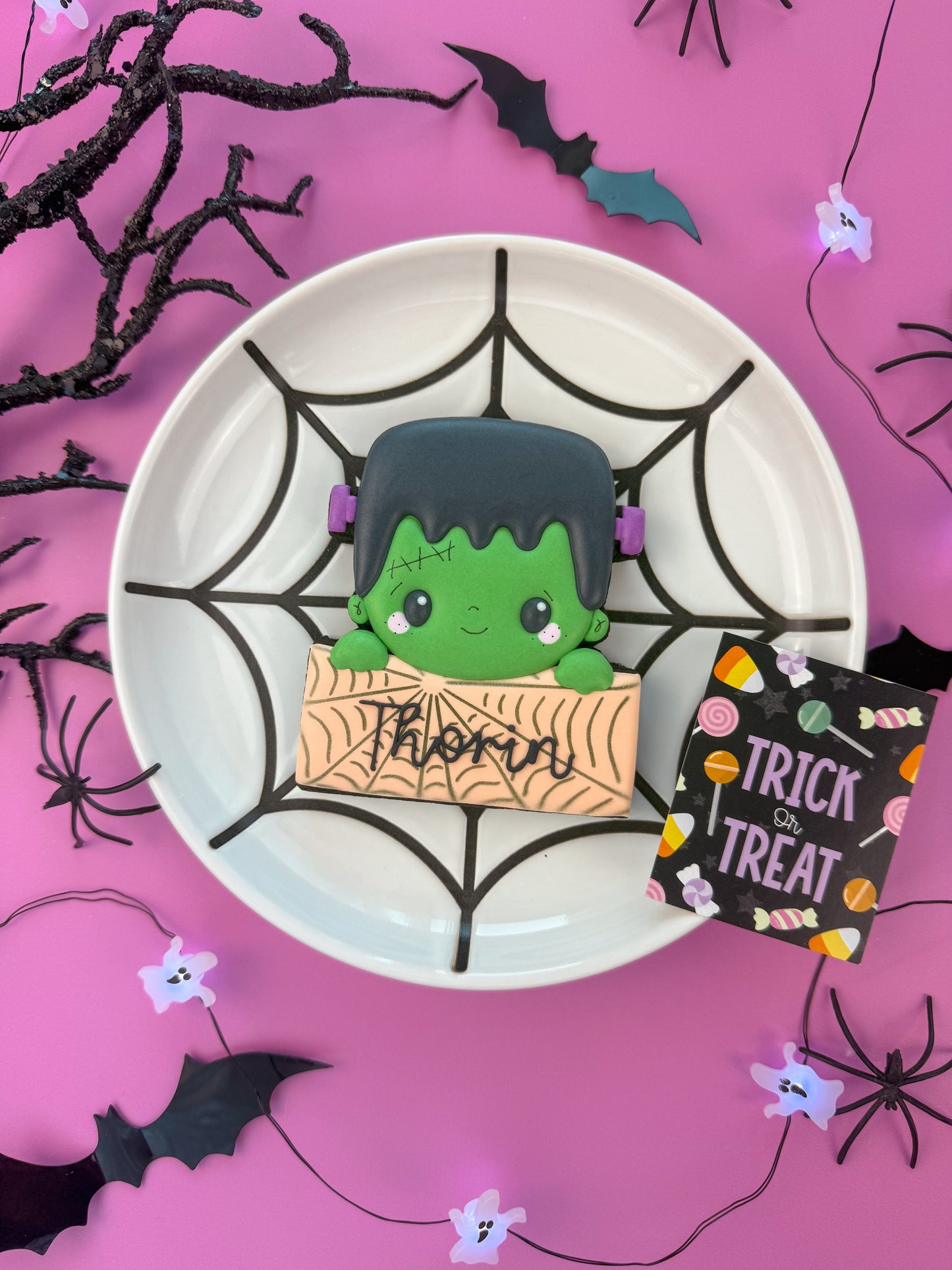 Frankenstein Personalized Cookie