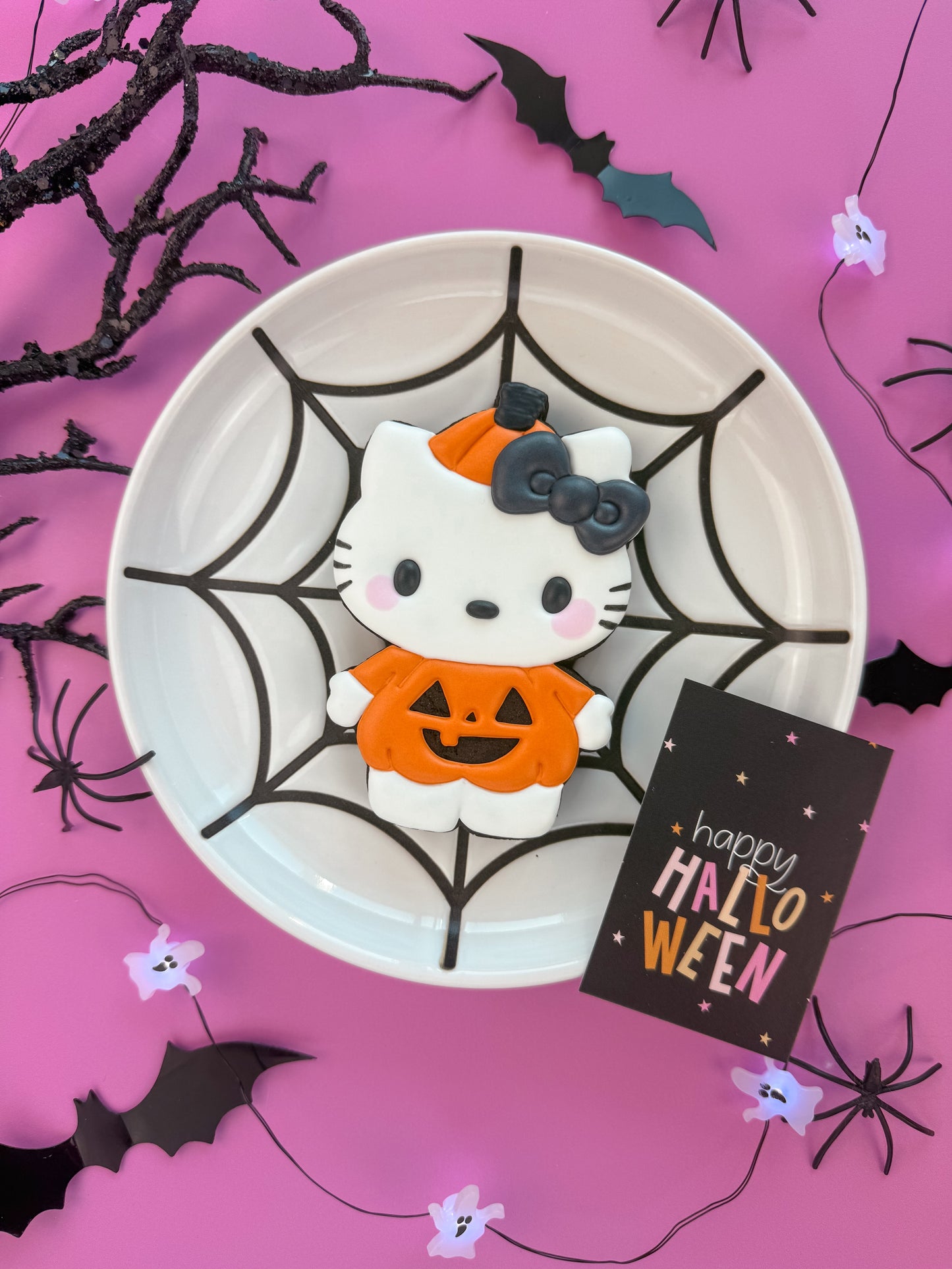 Pumpkin Hello Kitty Cookie