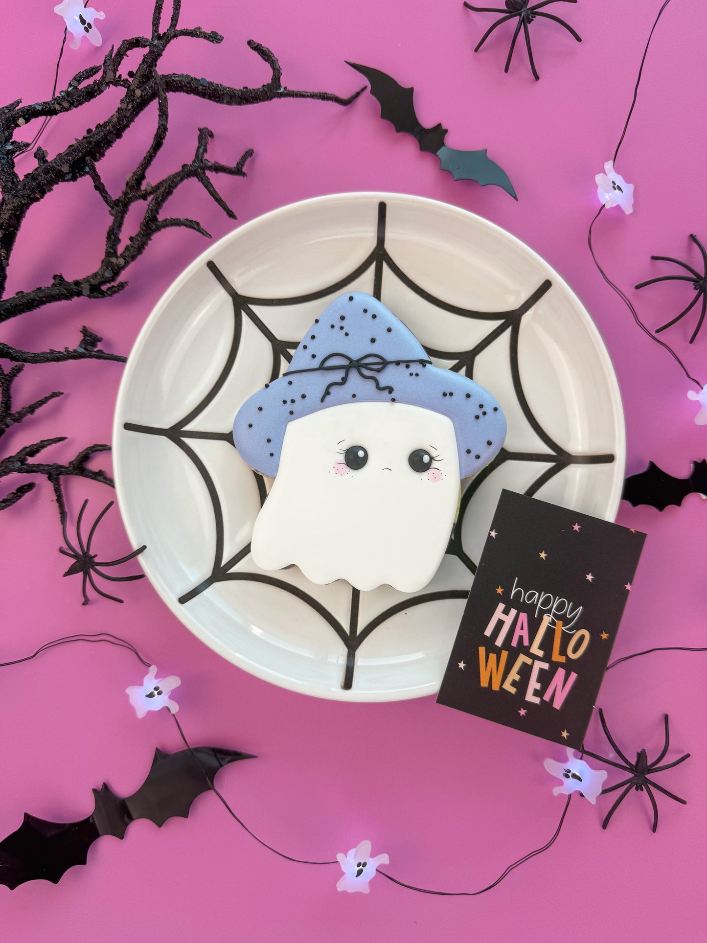 Witchy Ghost Cookie