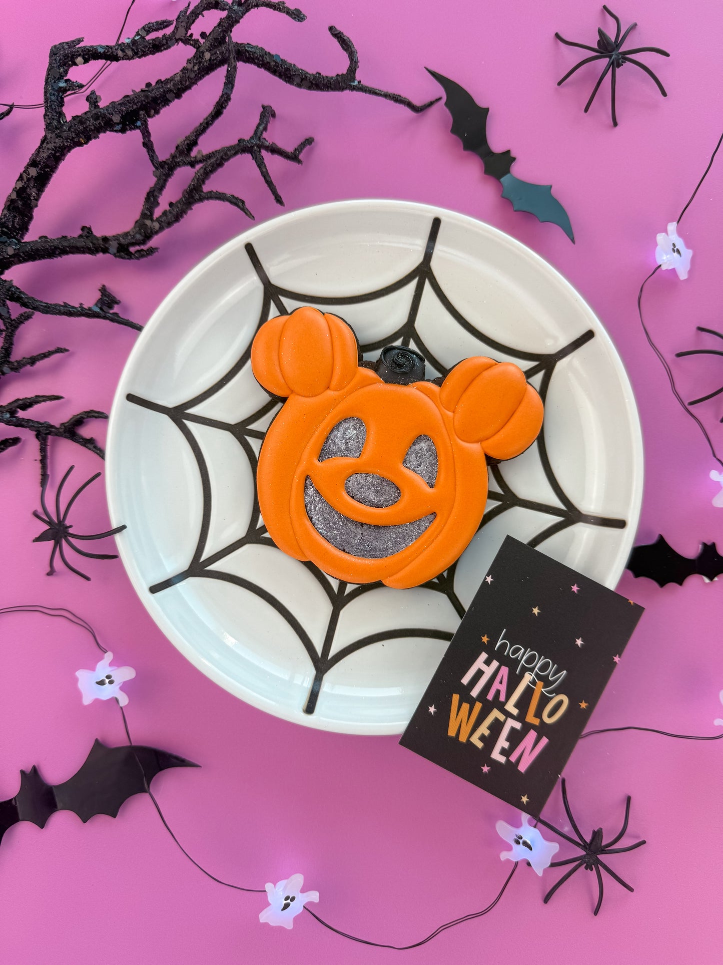 Mickey Pumpkin Cookie