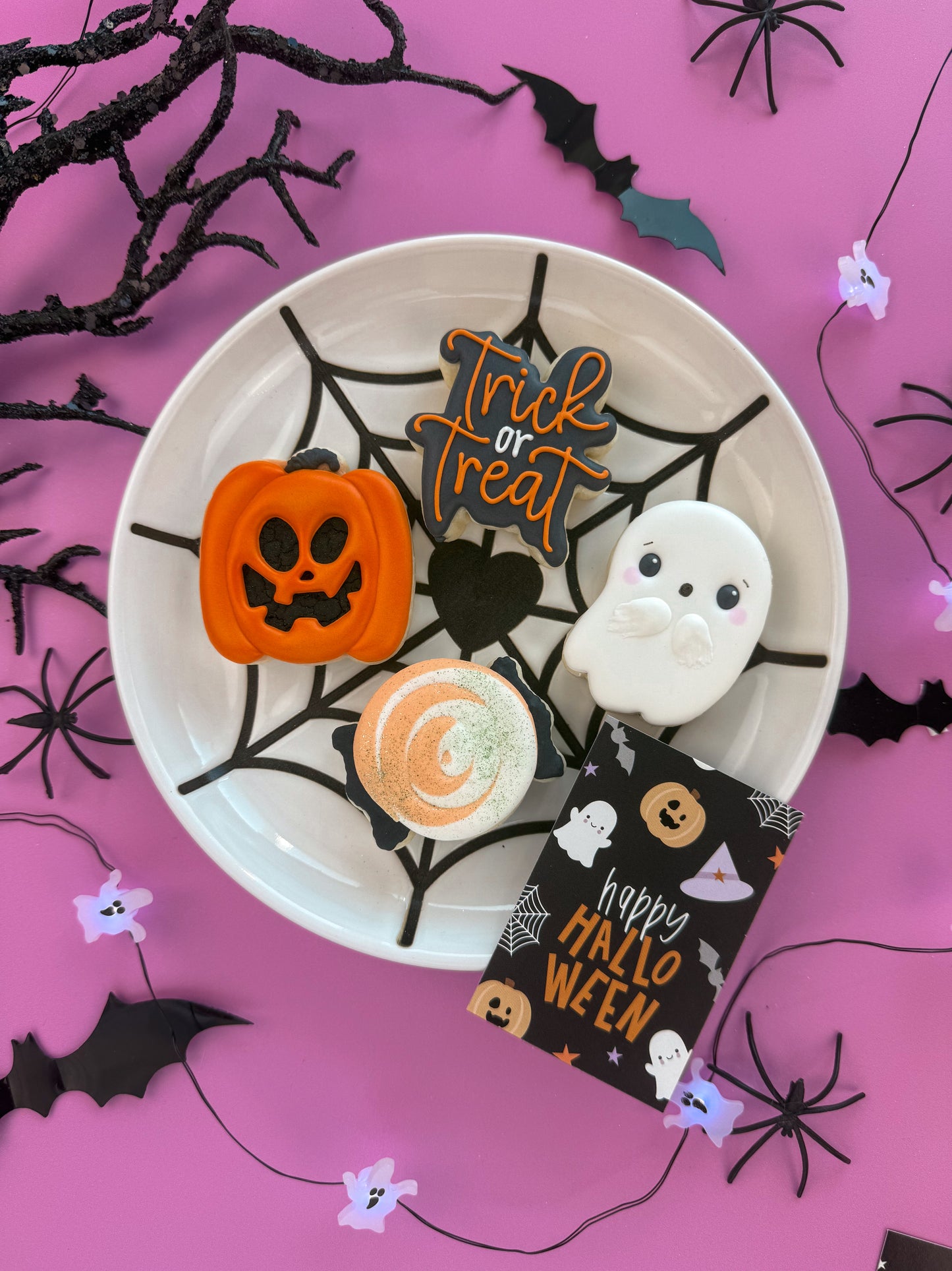 Classic Spooky Mini Cookies - 4pc